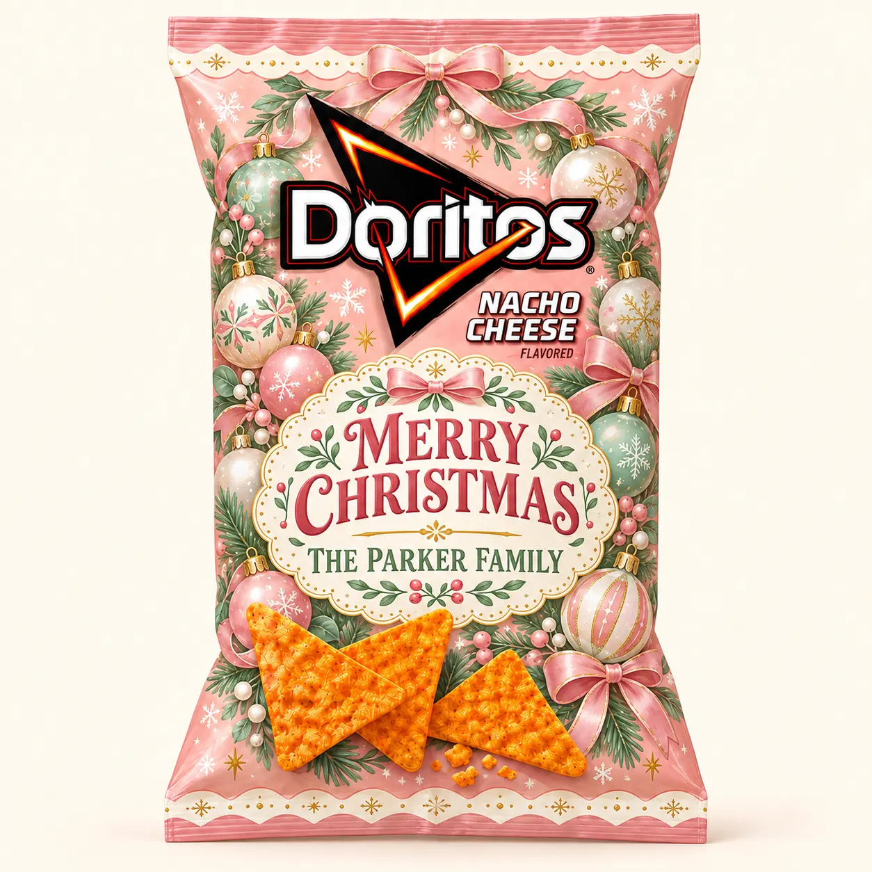 Ornament Christmas Doritos bag