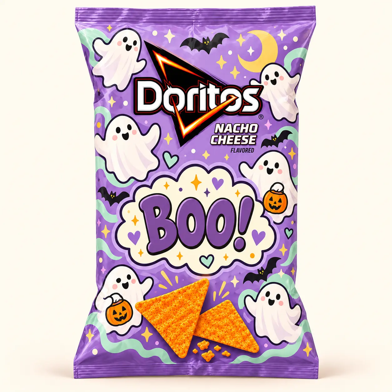 Boo Halloween Doritos bag