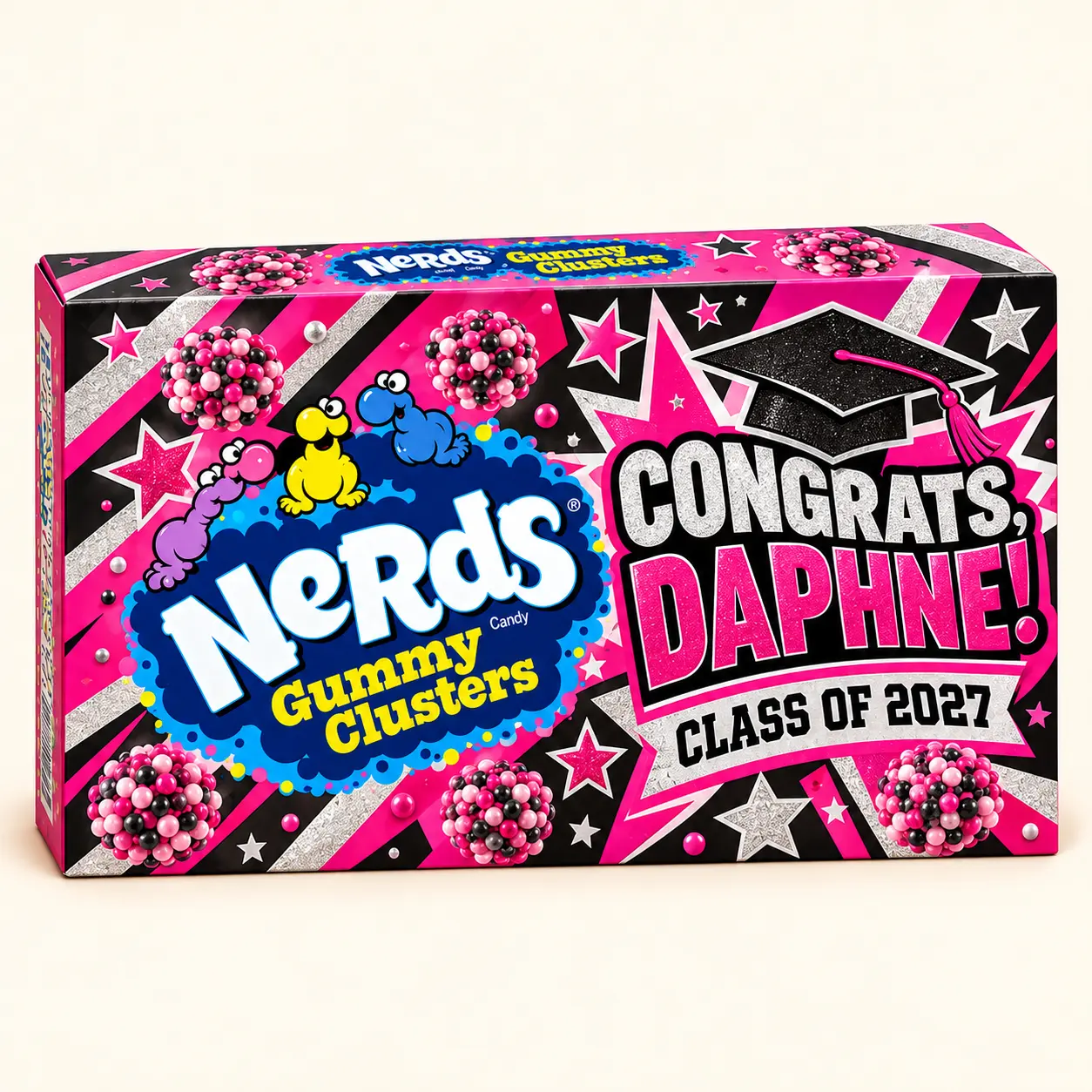 Pop graduation NERDS box