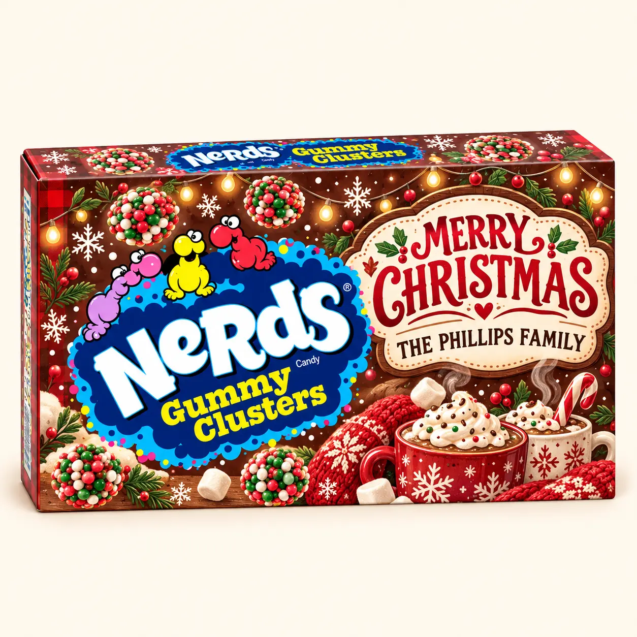 Cocoa Christmas NERDS box
