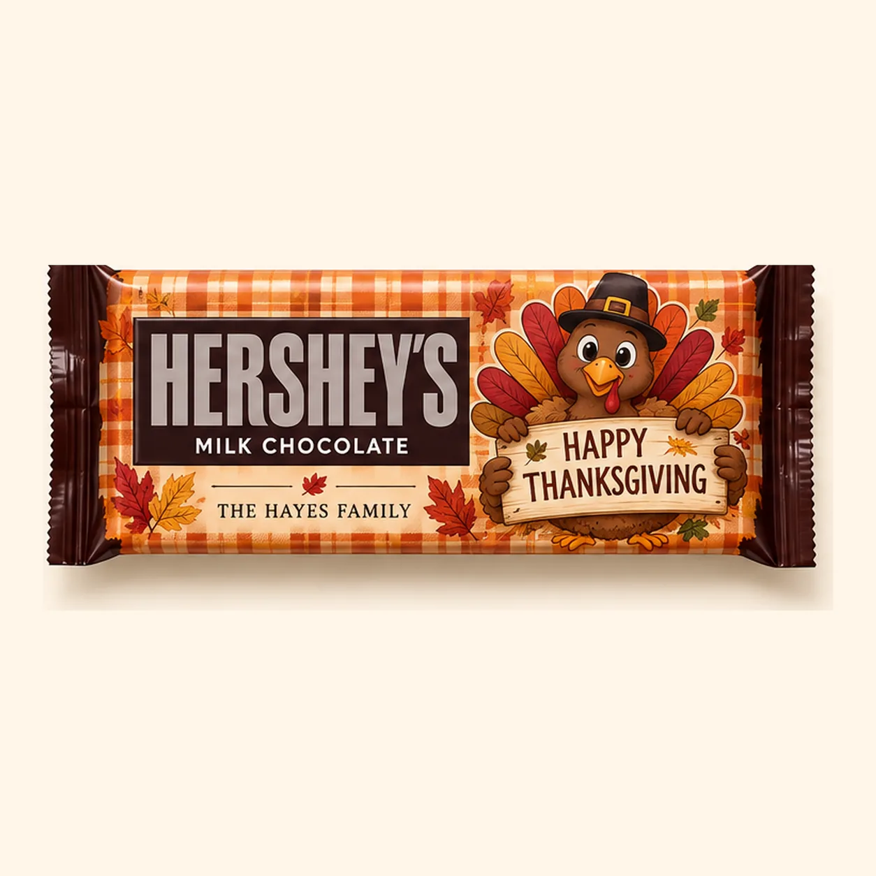 Turkey trot Thanksgiving Hershey’s bar