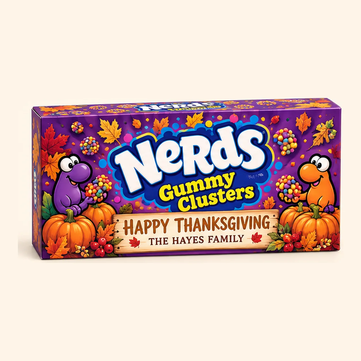 Harvest party Thanksgiving NERDS box