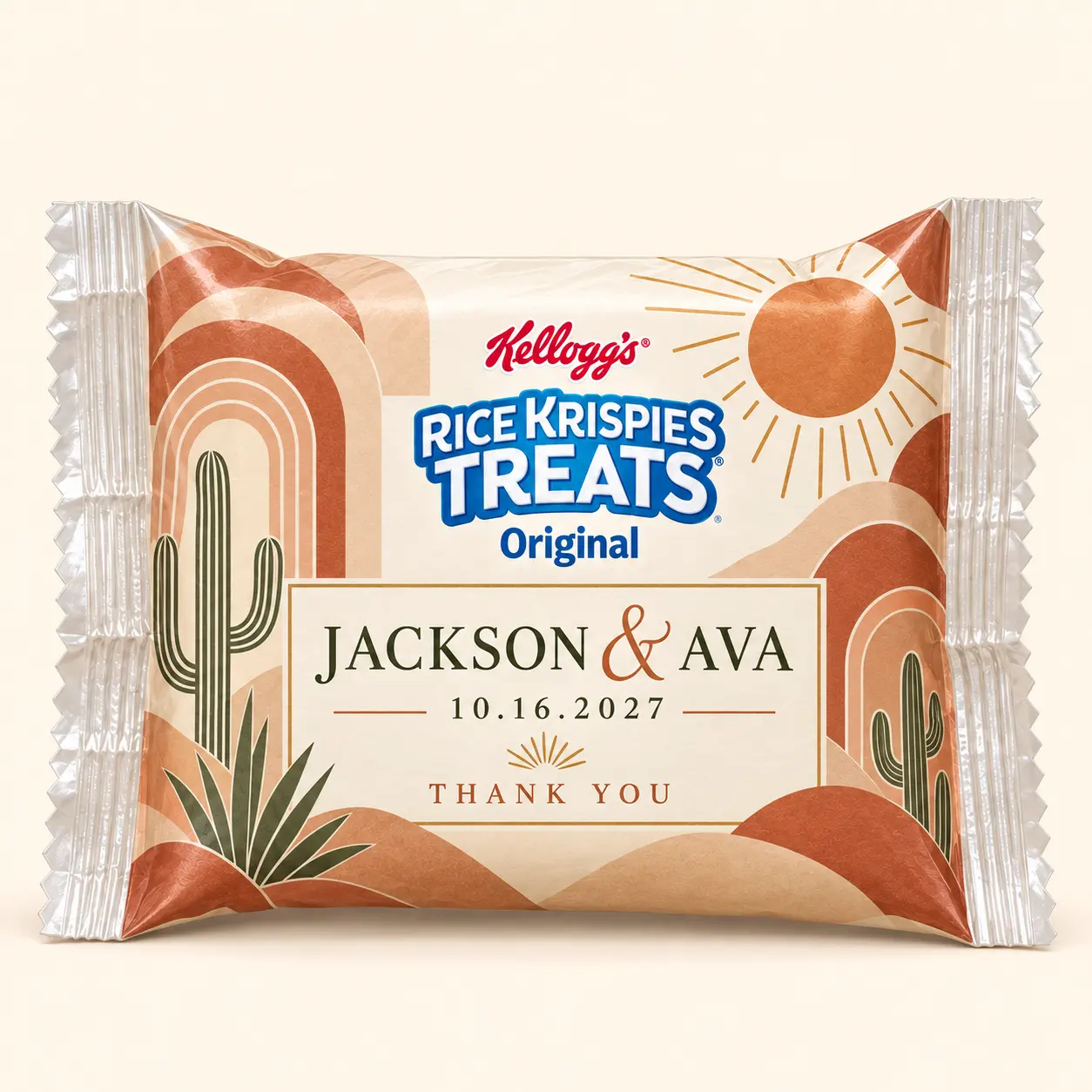 Desert wedding Rice Krispies treat