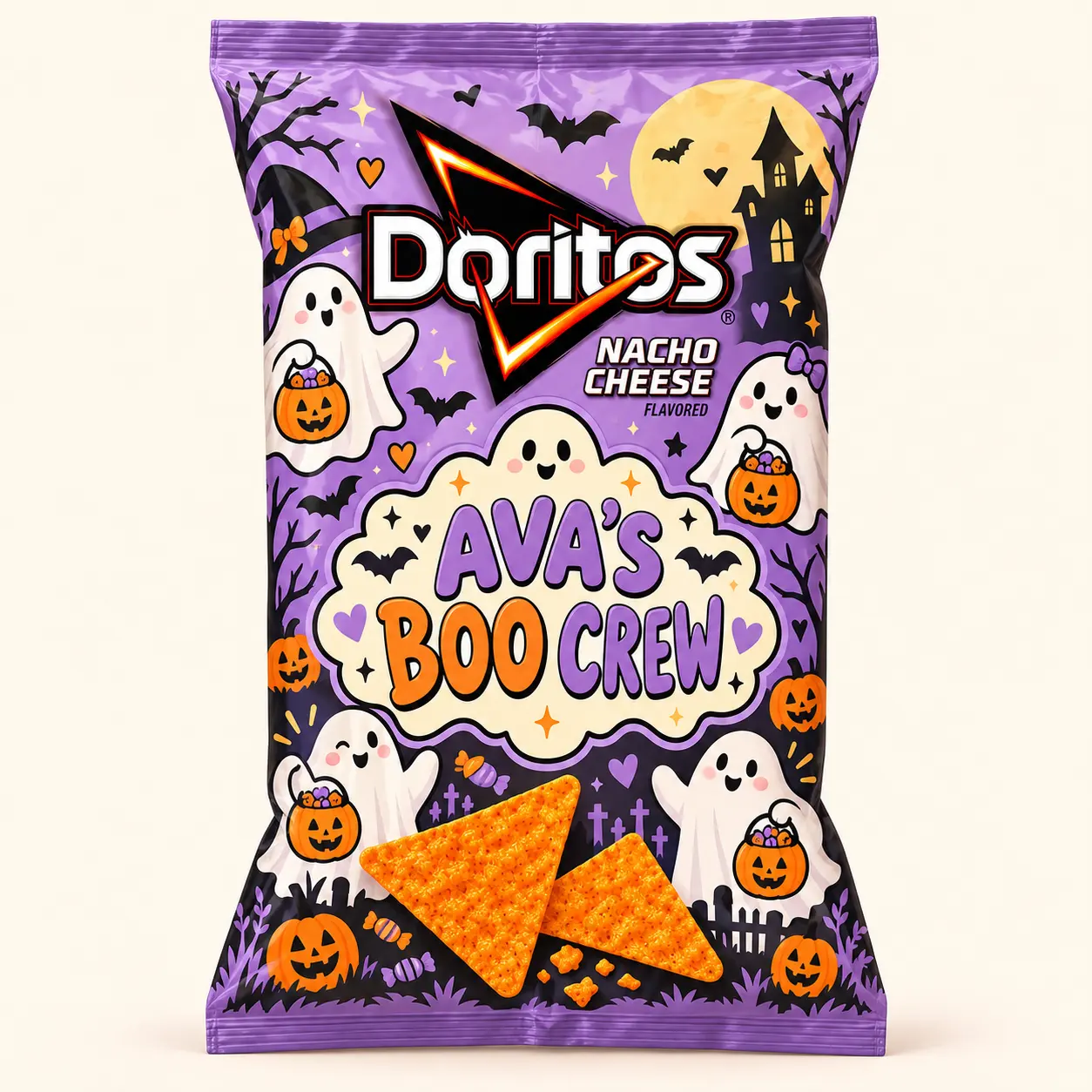 Boo Crew Halloween Doritos bag