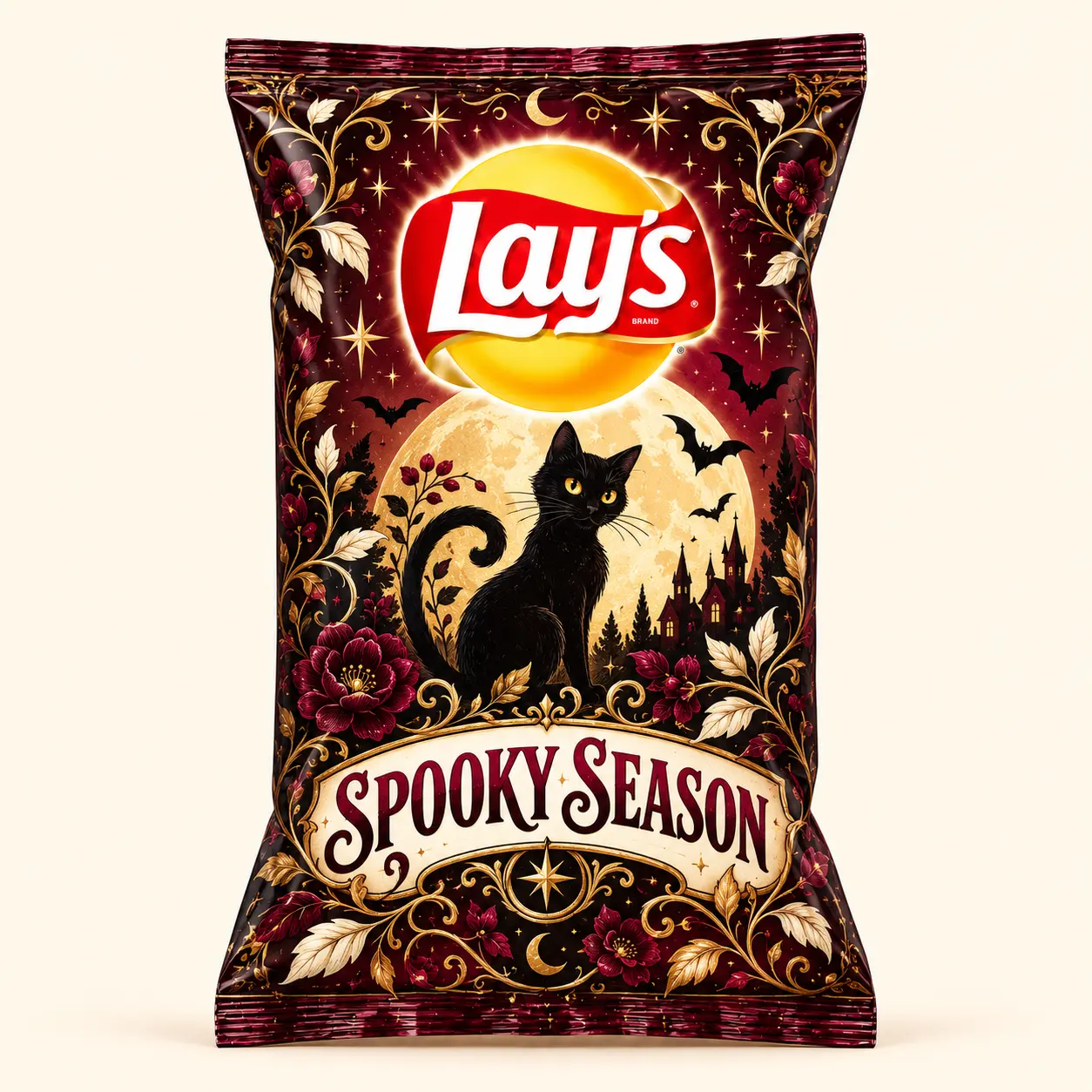 Spooky season Halloween Lay’s bag