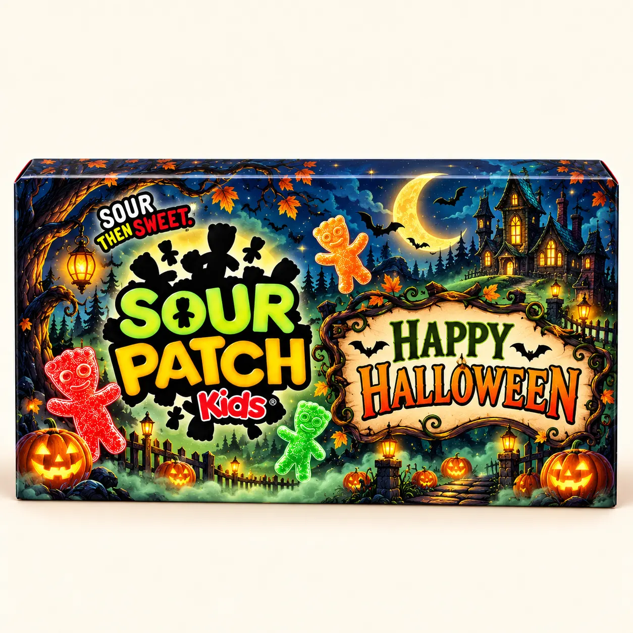 Halloween Sour Patch Kids theater box