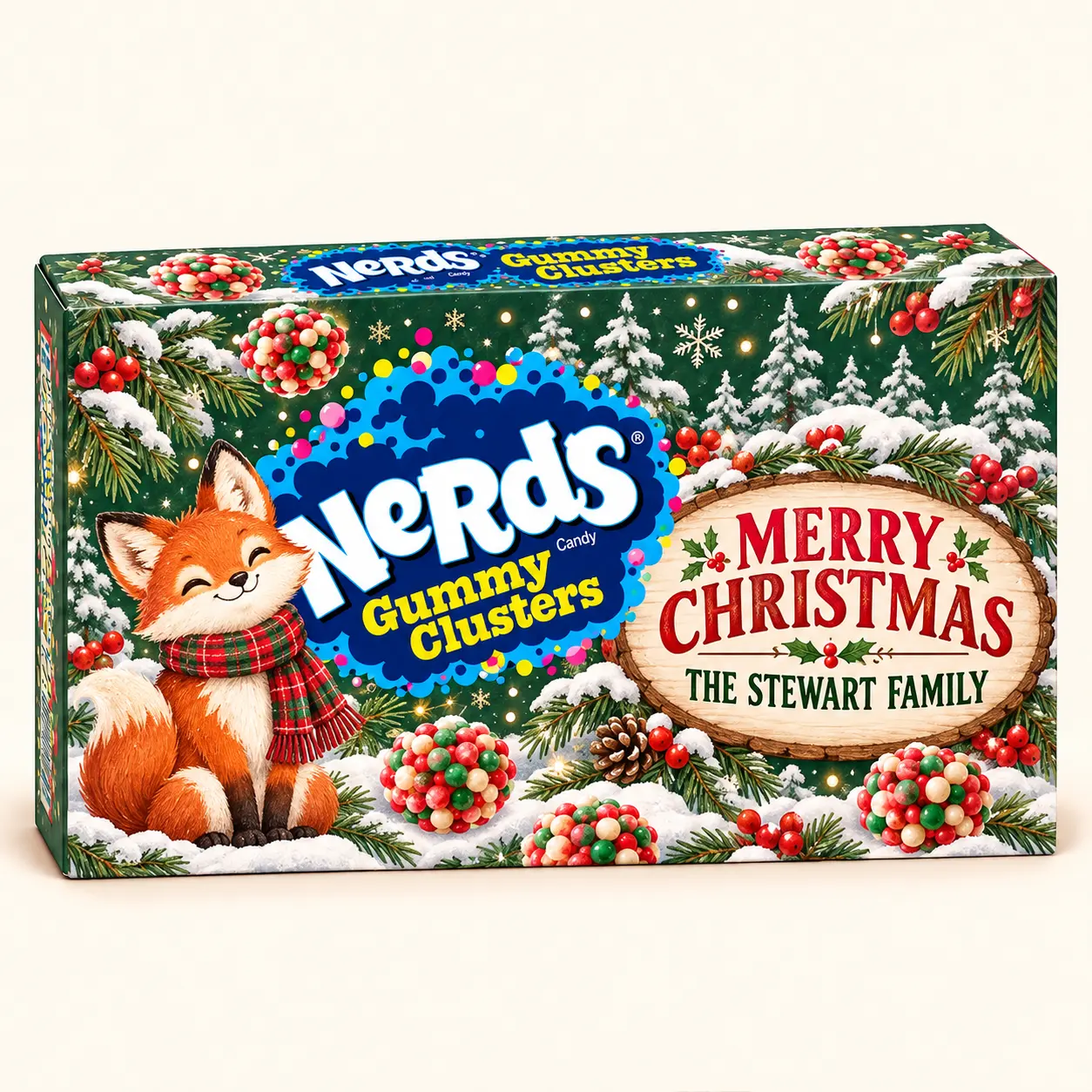 Fox Christmas NERDS box