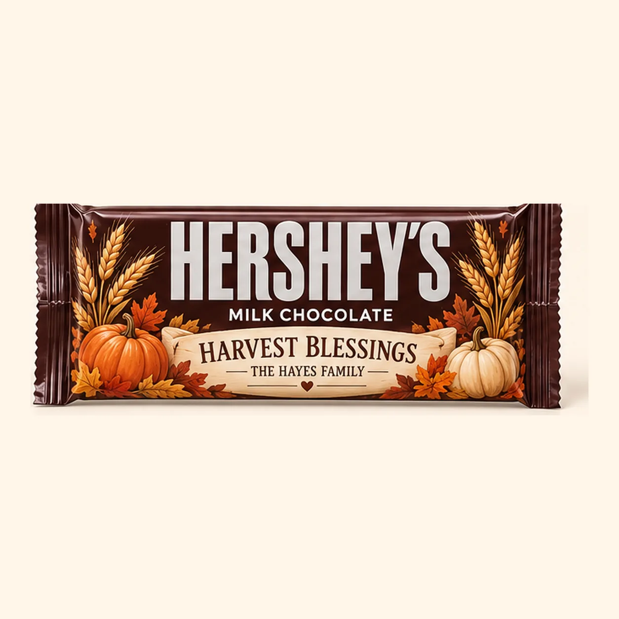 Harvest blessings Thanksgiving Hershey’s bar