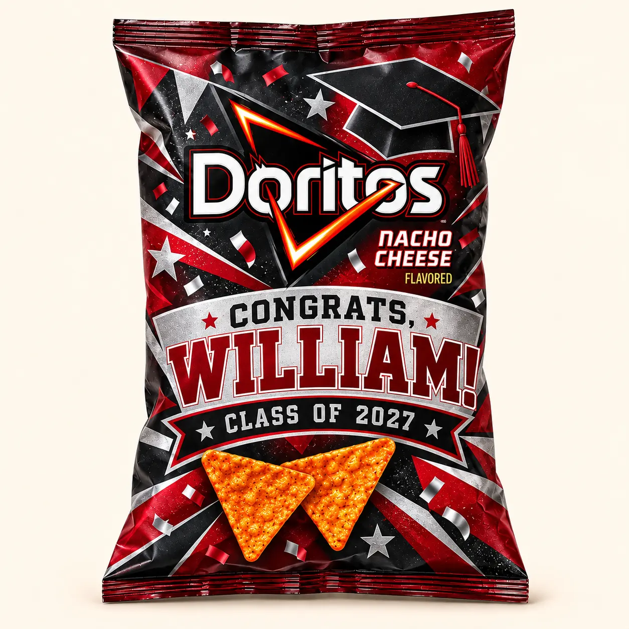 Classic graduation Doritos bag