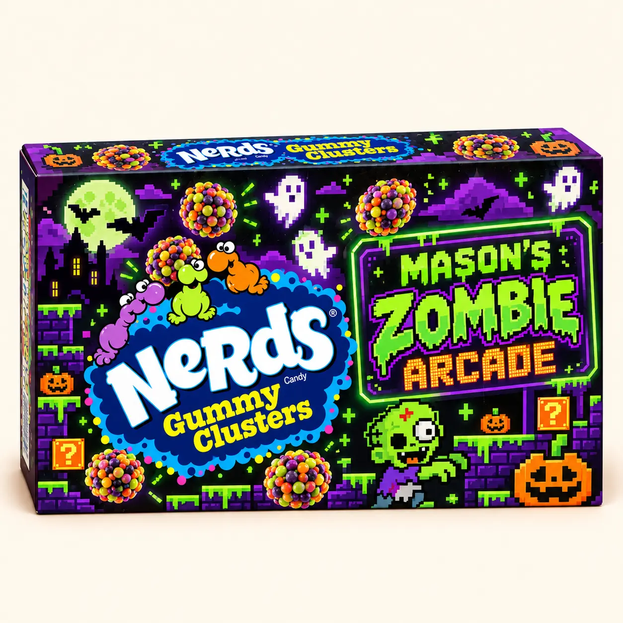Zombie arcade Halloween NERDS box