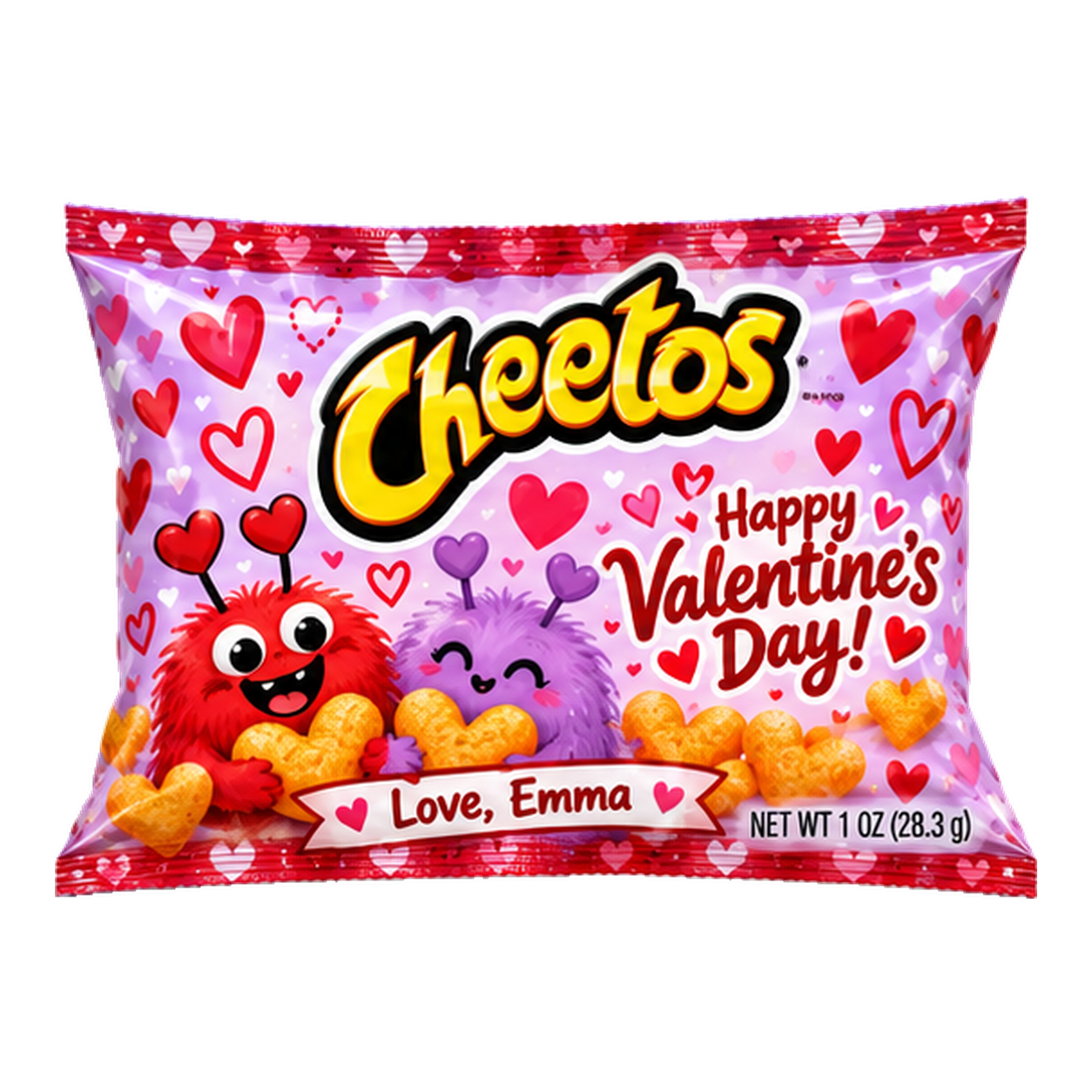 Cheetos · Be Mine Valentine’s Day favor mockup