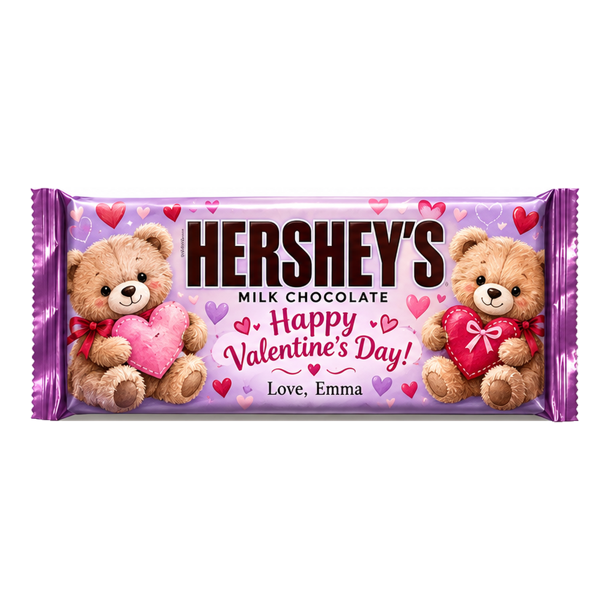 Hershey’s · Beary Loved Valentine’s Day favor mockup