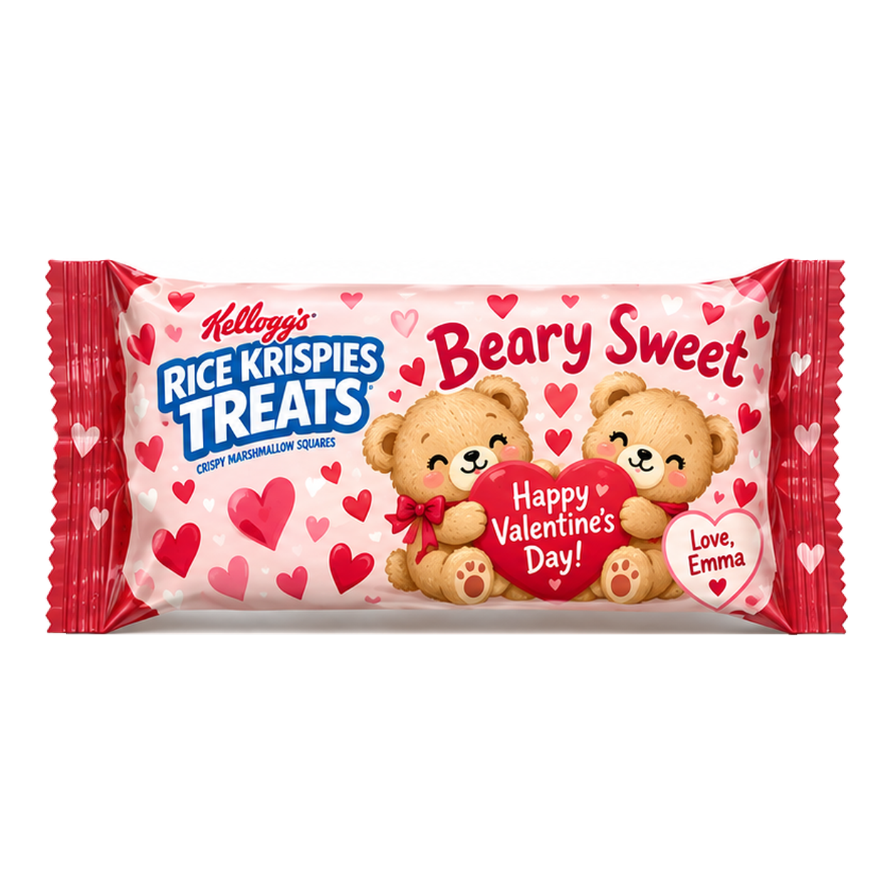Treats · Beary Sweet Valentine’s Day favor mockup