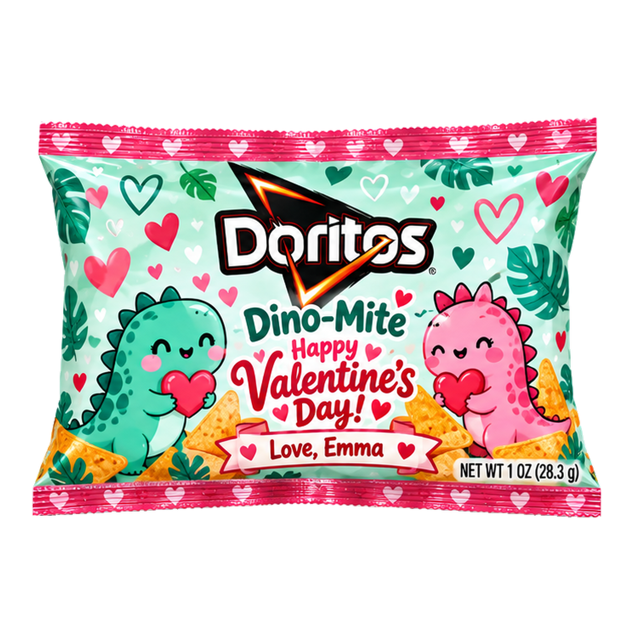 Doritos · Dino-Mite Valentine’s Day favor mockup