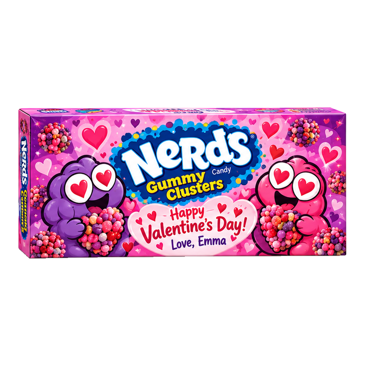 NERDS · Heart Eyes Valentine’s Day favor mockup