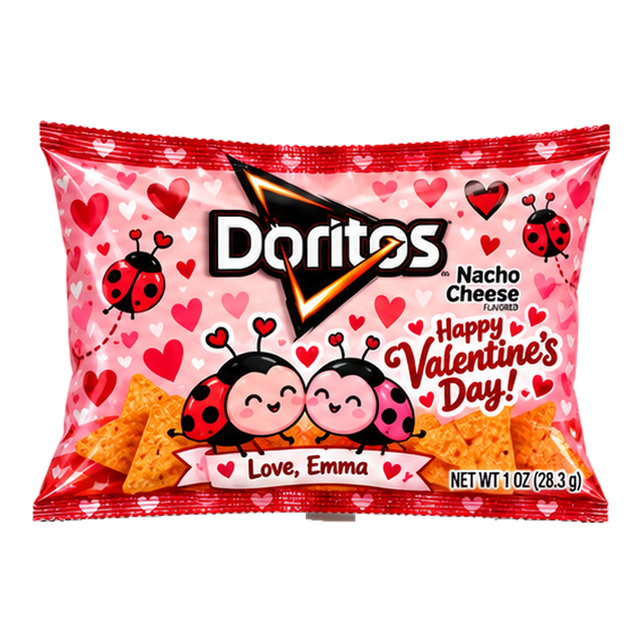 Doritos · Love Bugs Valentine’s Day favor mockup