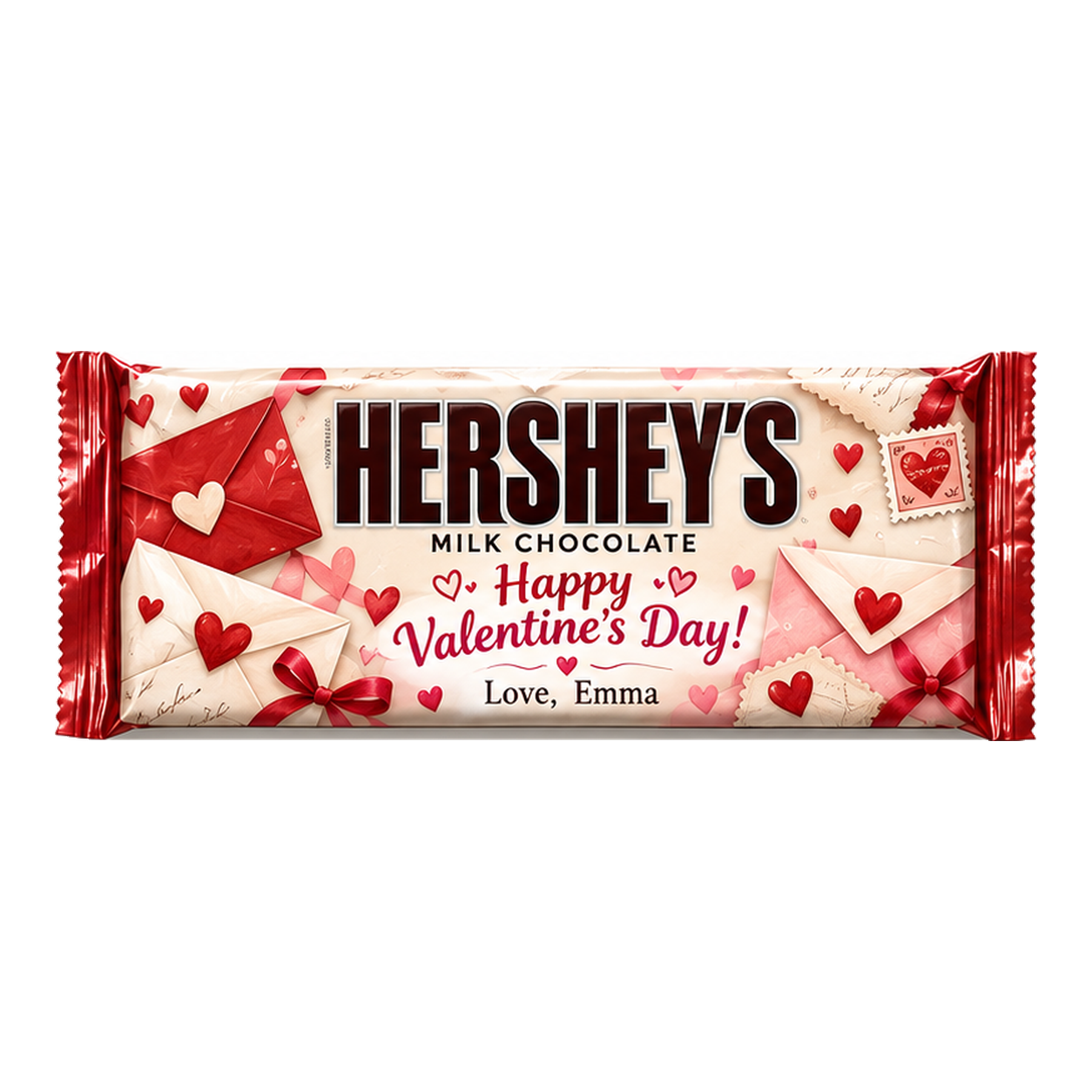 Hershey’s · Love Letter Valentine’s Day favor mockup