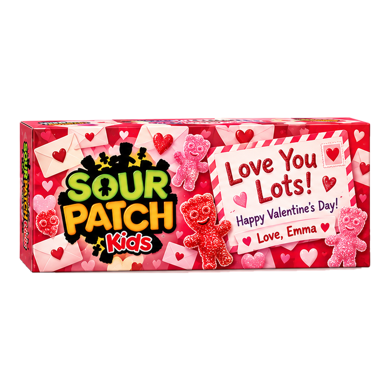 Sour Patch · Love You Lots Valentine’s Day favor mockup