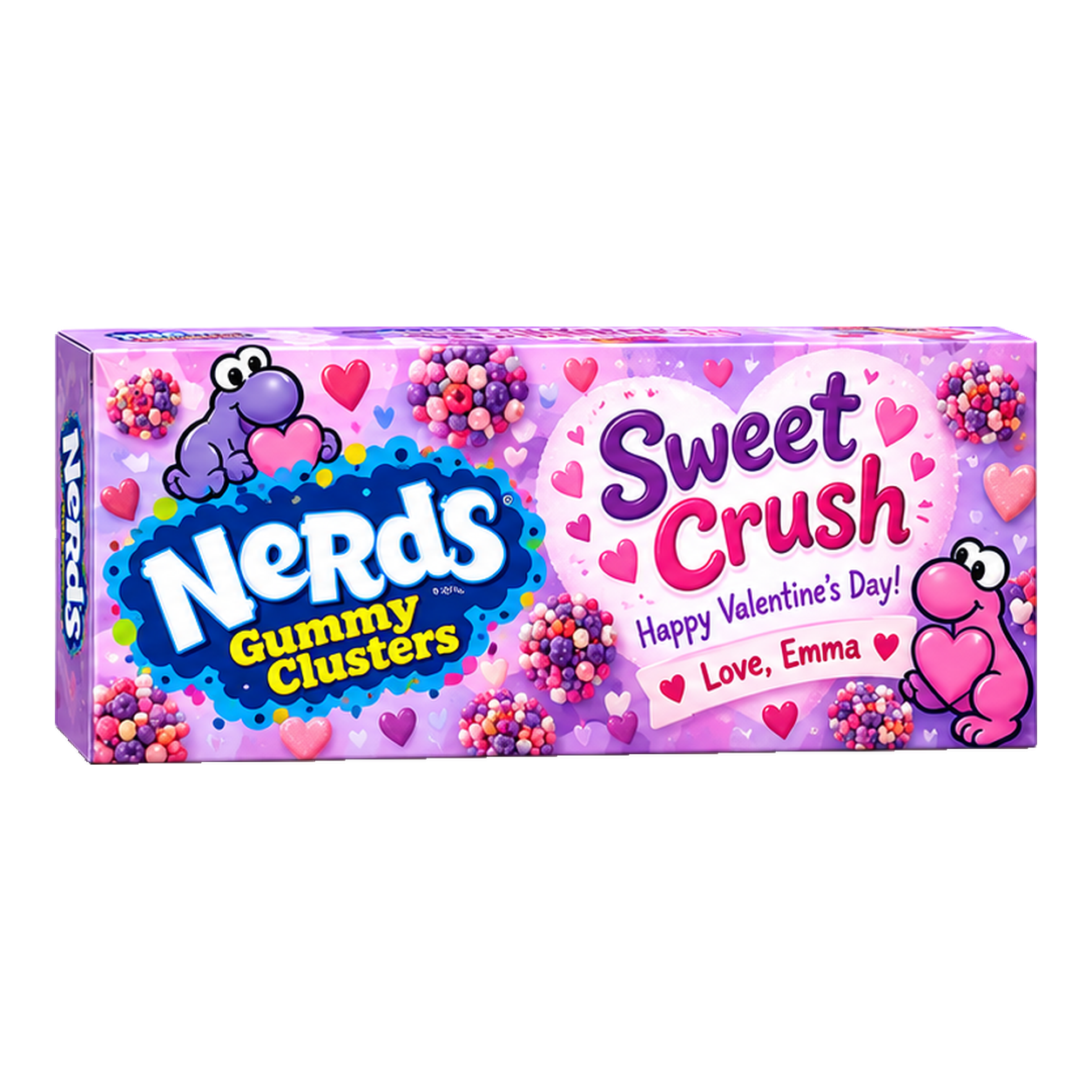 NERDS · Sweet Crush Valentine’s Day favor mockup