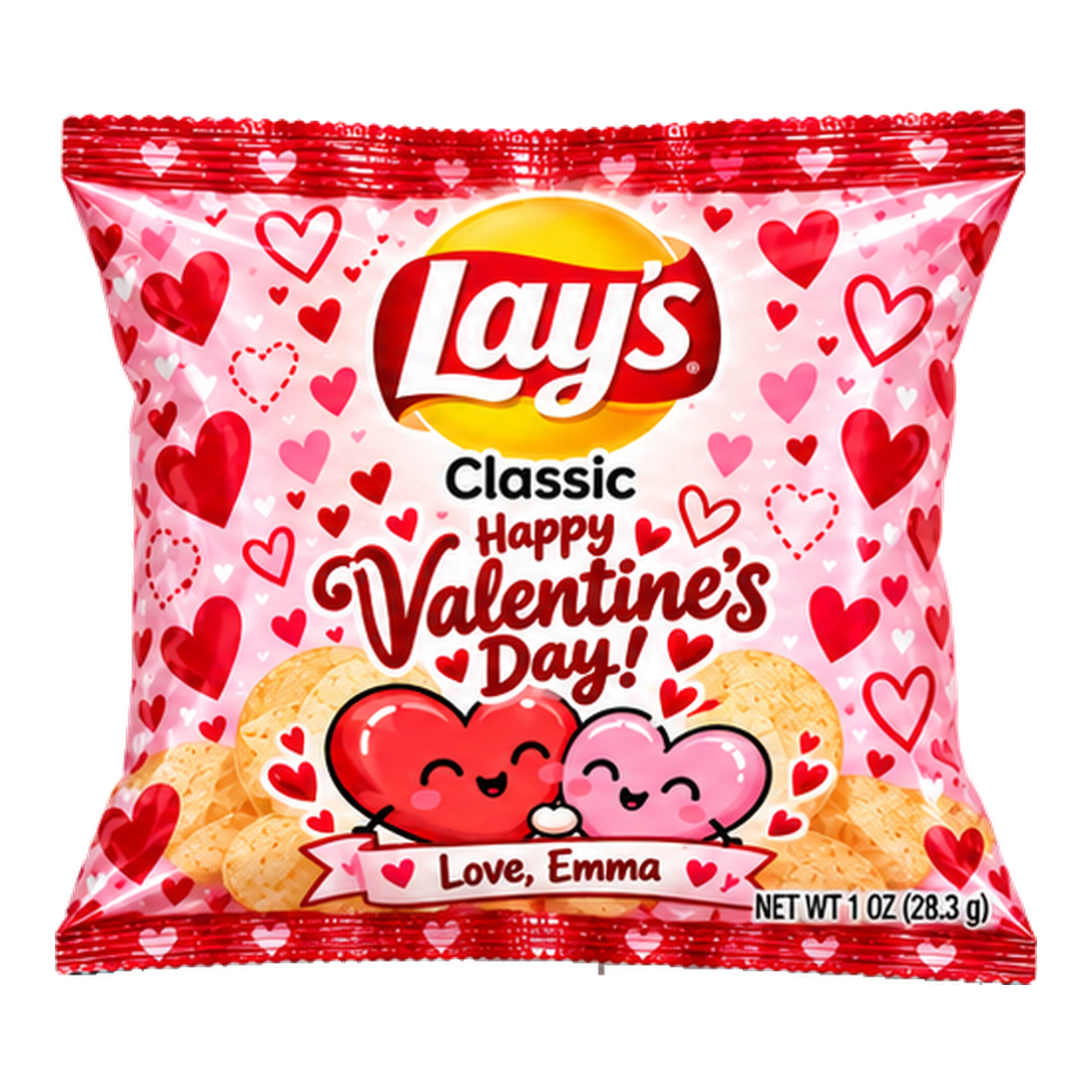 Lay’s · Sweet Hearts Valentine’s Day favor mockup