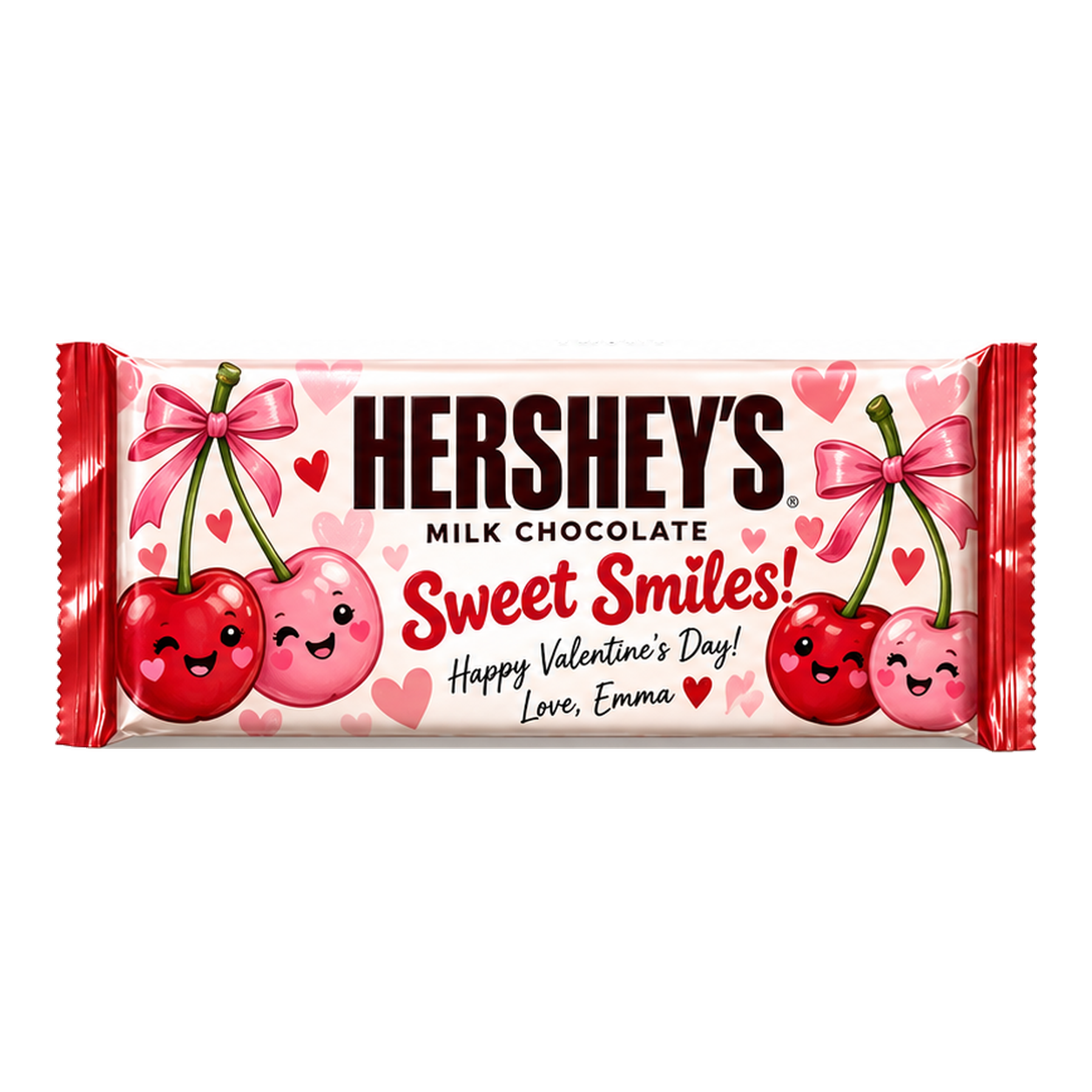 Hershey’s · Sweet Smiles Valentine’s Day favor mockup