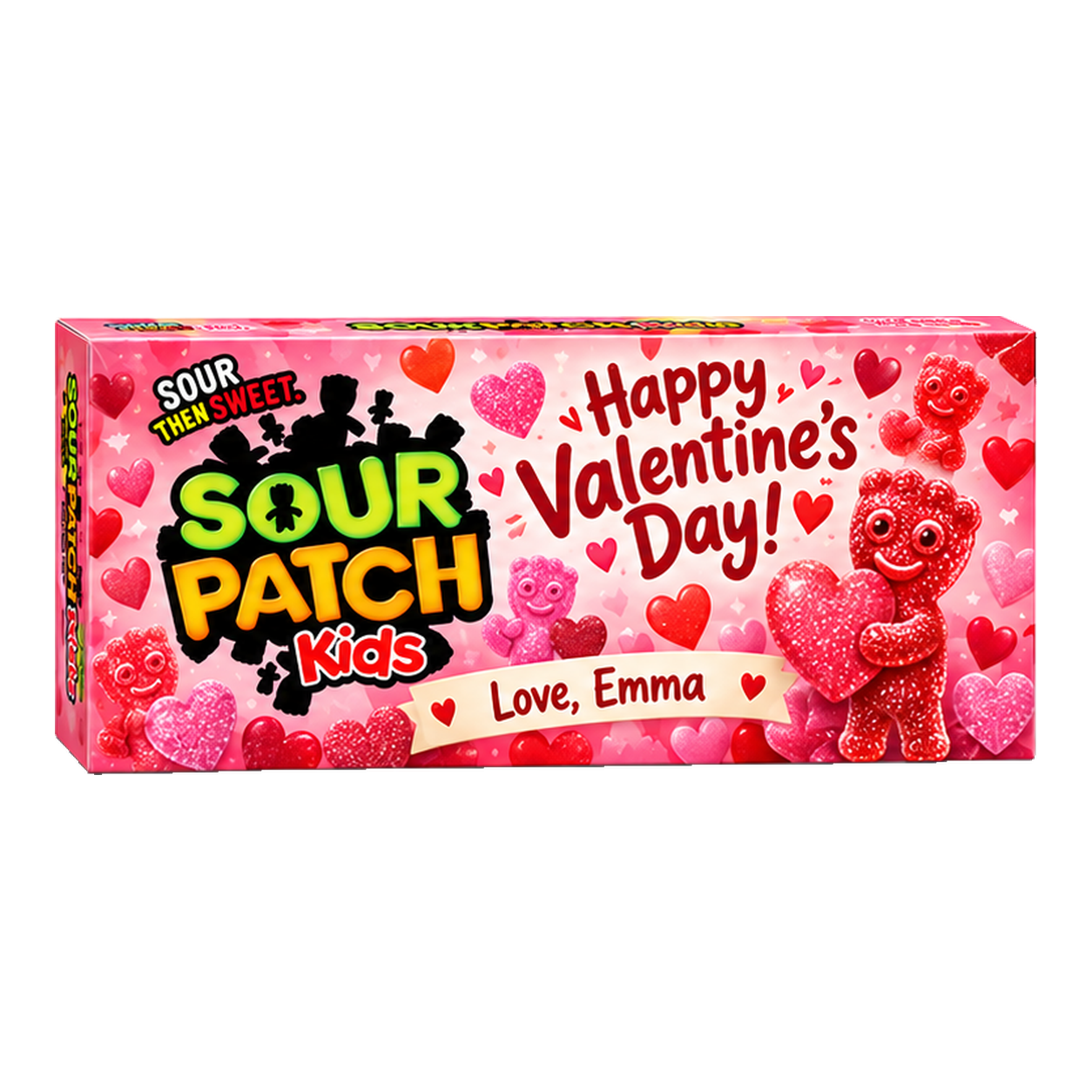 Sour Patch · Sweet & Sour Valentine Valentine’s Day favor mockup